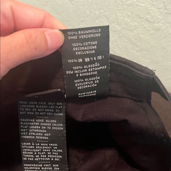 #1591**Harley-Davidson Black Cap with White Winged 115 Logo - Picture 9 of 16